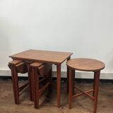 Mid-Century Danish Nesting Tables by Poul Hundevad