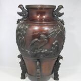 ancien vase en bronze chinois japonais japon
