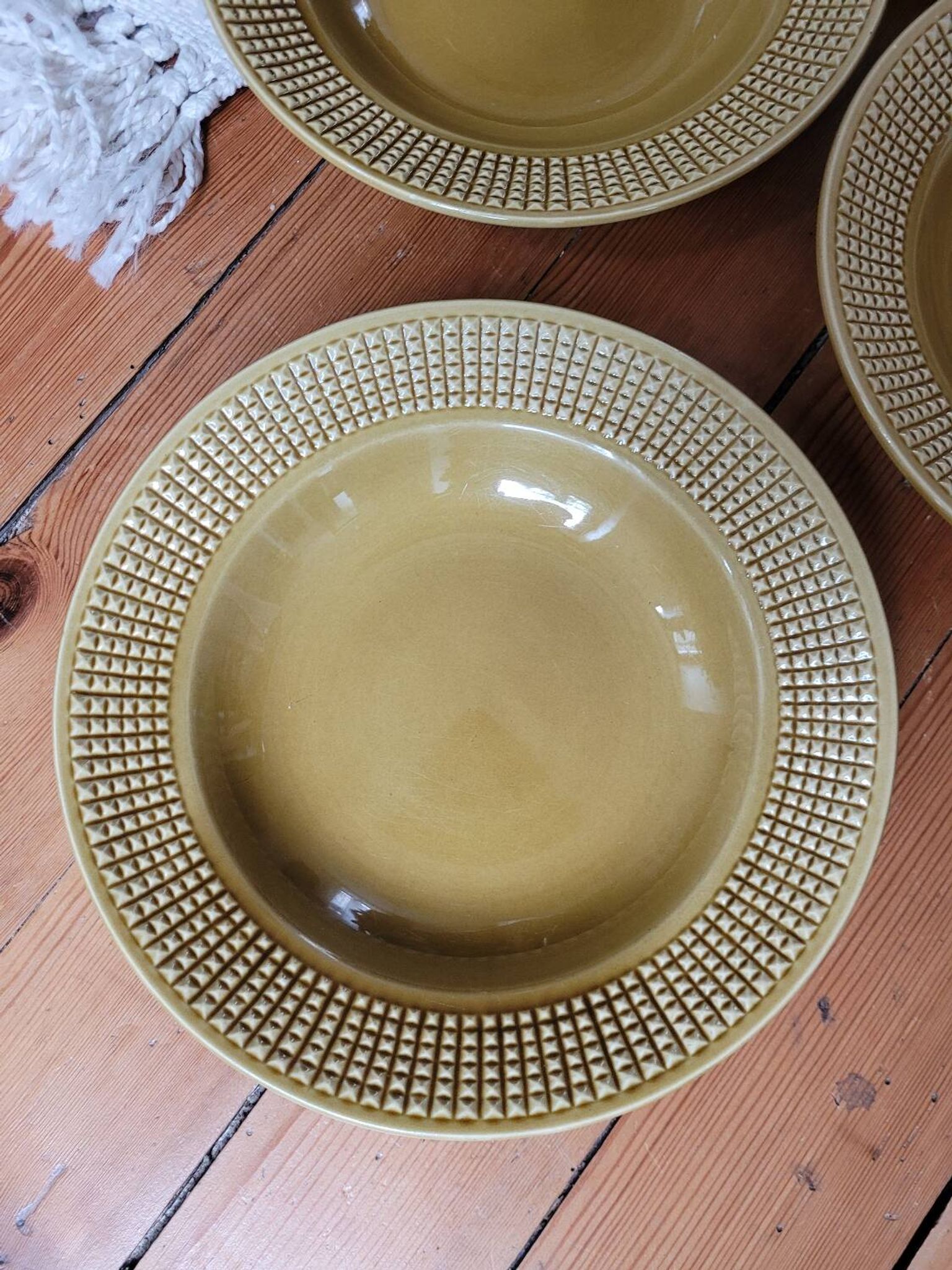 Set of 5 Niderviller soup plates