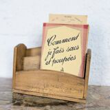 Vintage wooden mail sorter