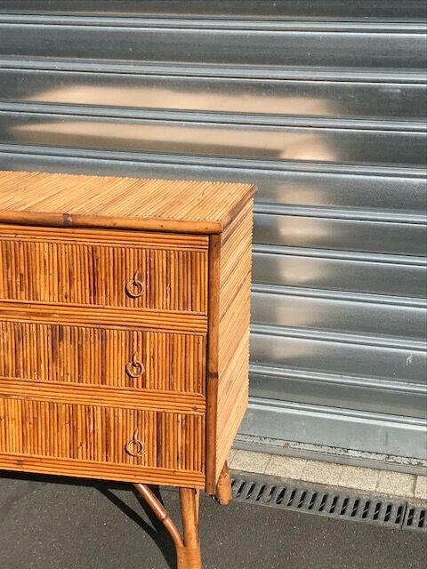 Rattan dresser