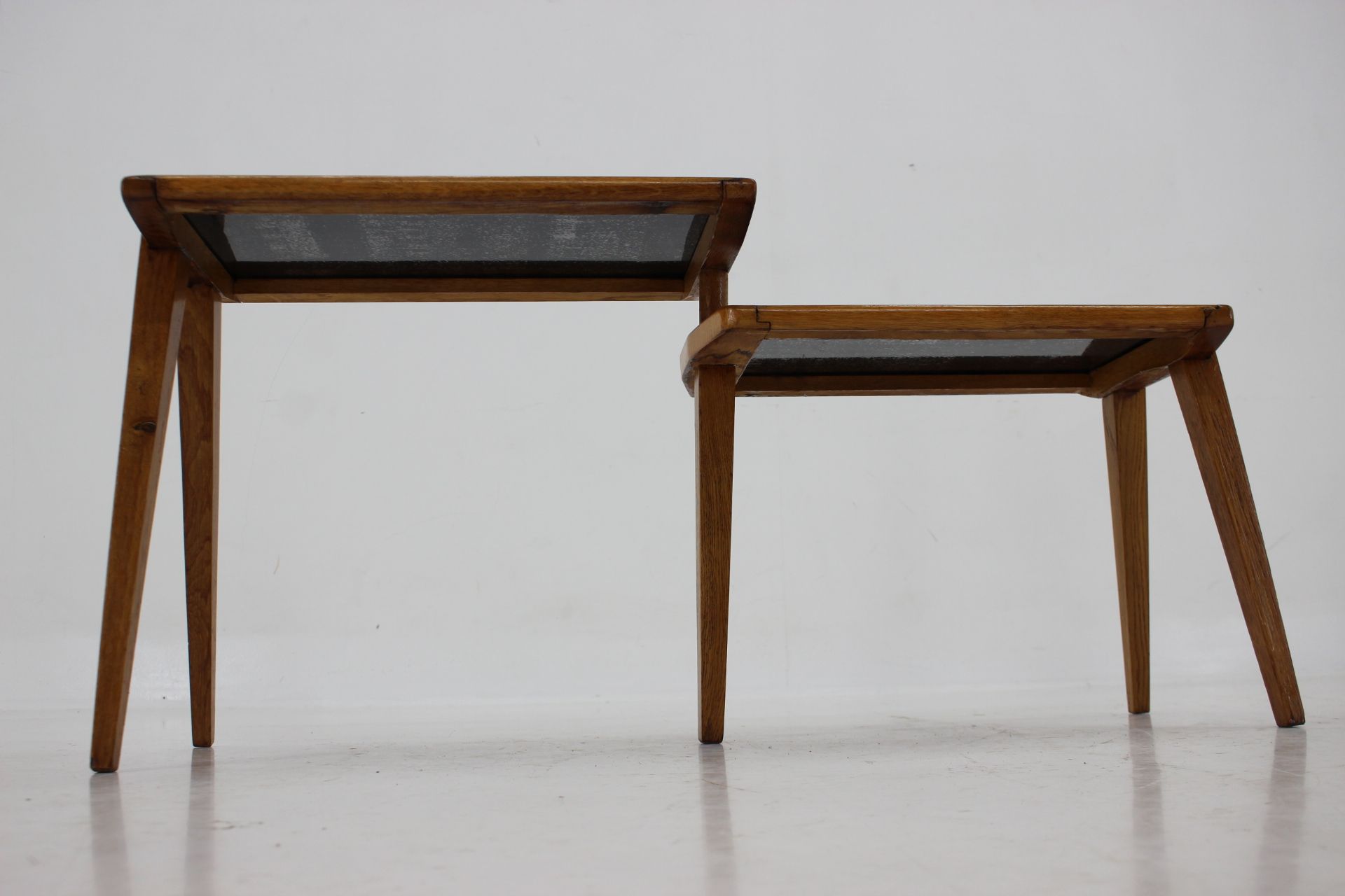 1960s Oak Side Table by Krasna Jizba ,Czechoslovakia