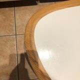 Coffee table small red edition white lacquer