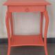 Orange art deco entrance furniture console