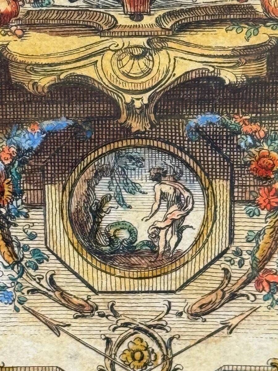 Claude Gillot Book of Portières, the figure of Apollo, c. 1737