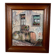 Watercolour on paper depicting the entrance of a house from the early 20th century.