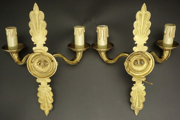 Pair of wall lights, Empire style