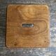 Boarding school stool in oak and plywood 1950