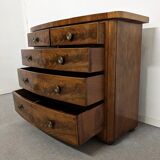 English mahogany chest of drawers circa 1900