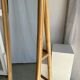 Floor mirror in bamboo and rattan H:1m80
