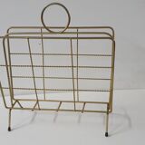 Vintage metal gold magazine door