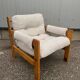 Fauteuil brutaliste design Gillis Lundgren 1976