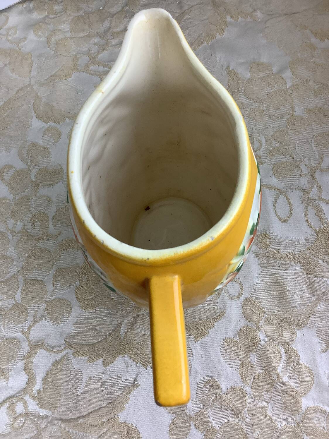 Jug with slipware decoration