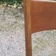 Pair of 50's Scandinavian style mahogany chairs