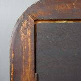 Old French fireplace mirror with beautiful ornament