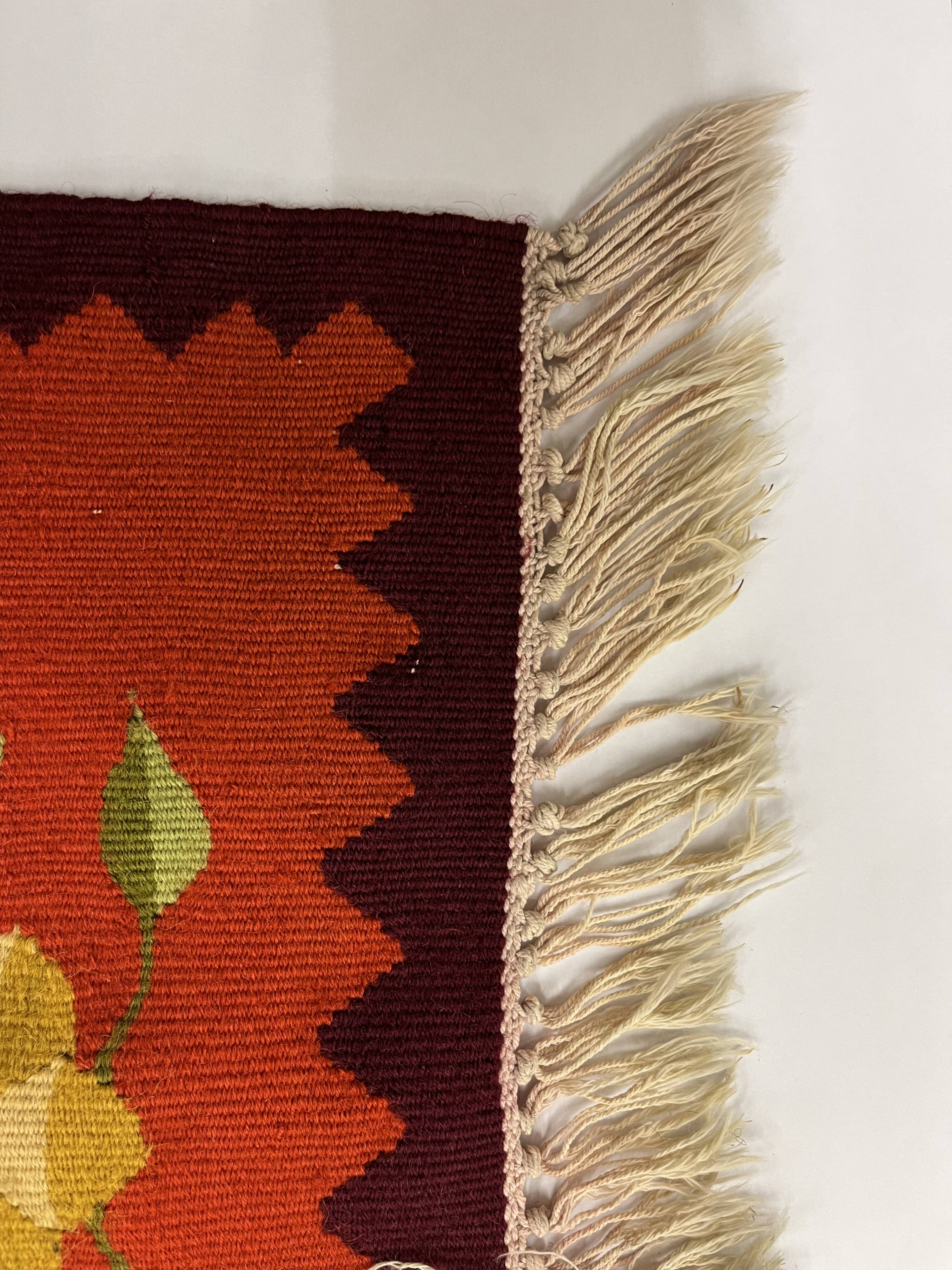 1950s Moldavian Kilim Runner Rug 96 x 200 cm