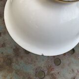 Service a cafe ou thé compose de 4 tasses et 4 soucoupes en porcelaine et anses dorées vintage