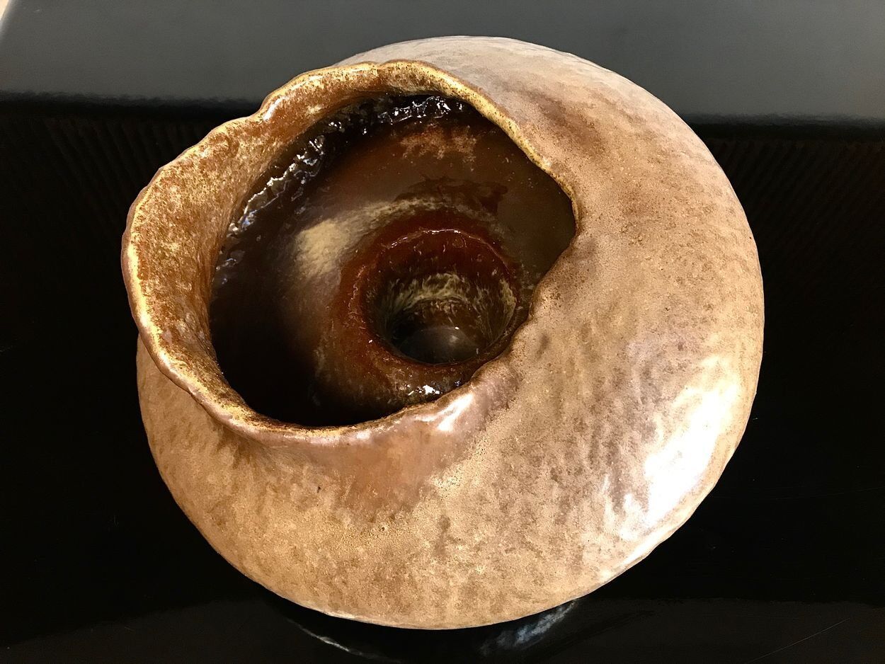 Sculptural Studio Ceramic art vase by Atelier Sorembe, Germany 1970