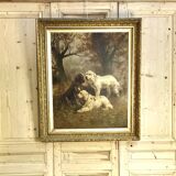 Henry Schouten (1864-1927) Hunting Dogs at Rest -