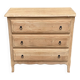 Vintage Bibus Louis XV commode renovated in oak from the 1950s.