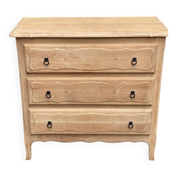 Commode vintage Bibus louis XV rénovée en chêne des années 50
