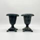 Paire de vases « Médicis » vert-de-gris – 1950s