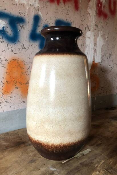 Grand vase céramique West Germany,vase décoratif, vase plancher,pot à fleur