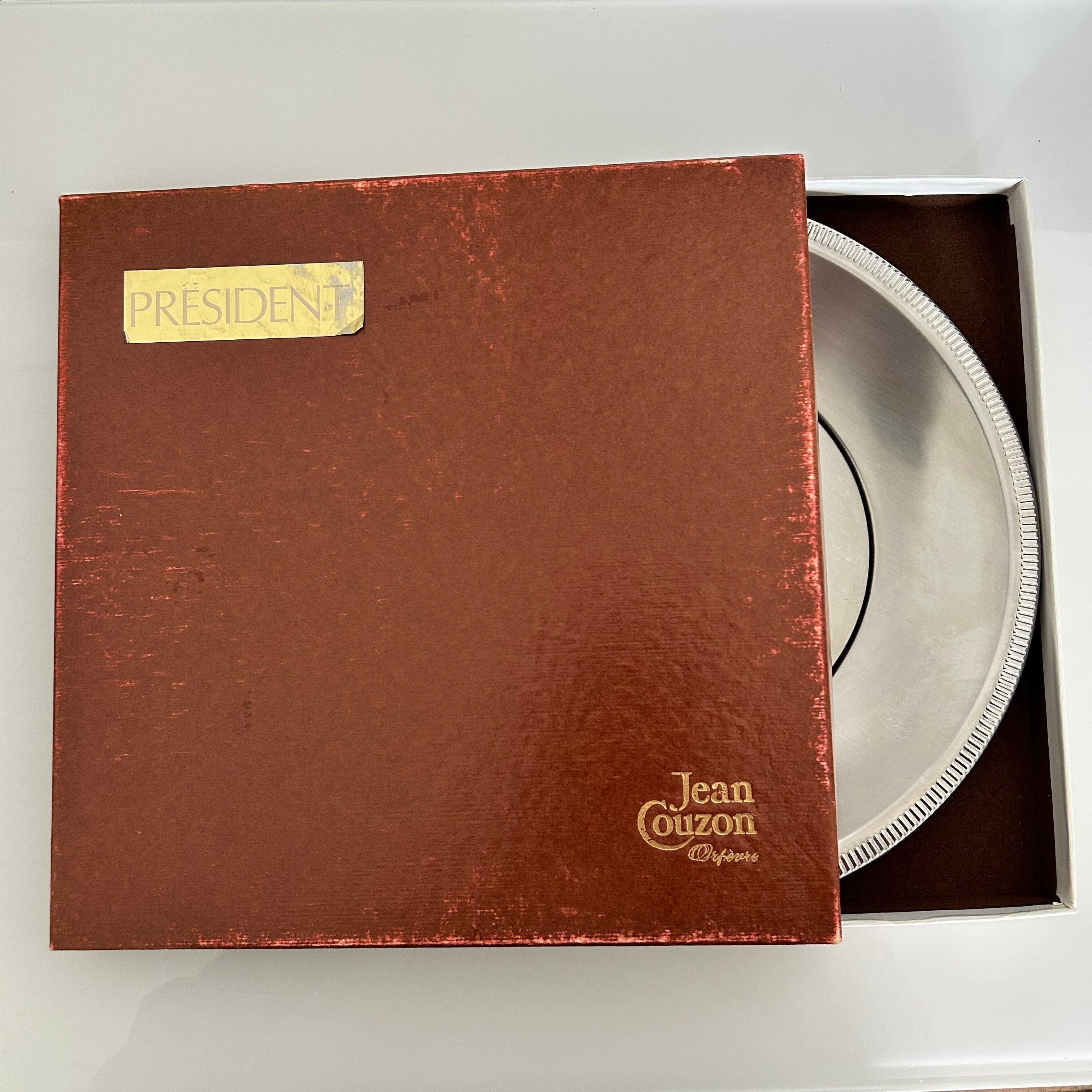 Service plate Jean Couzon Silversmith