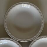 Set of 4 Festons soup plates by Pierre Motton Gien 1970