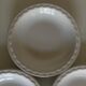 Set of 4 Festons soup plates by Pierre Motton Gien 1970