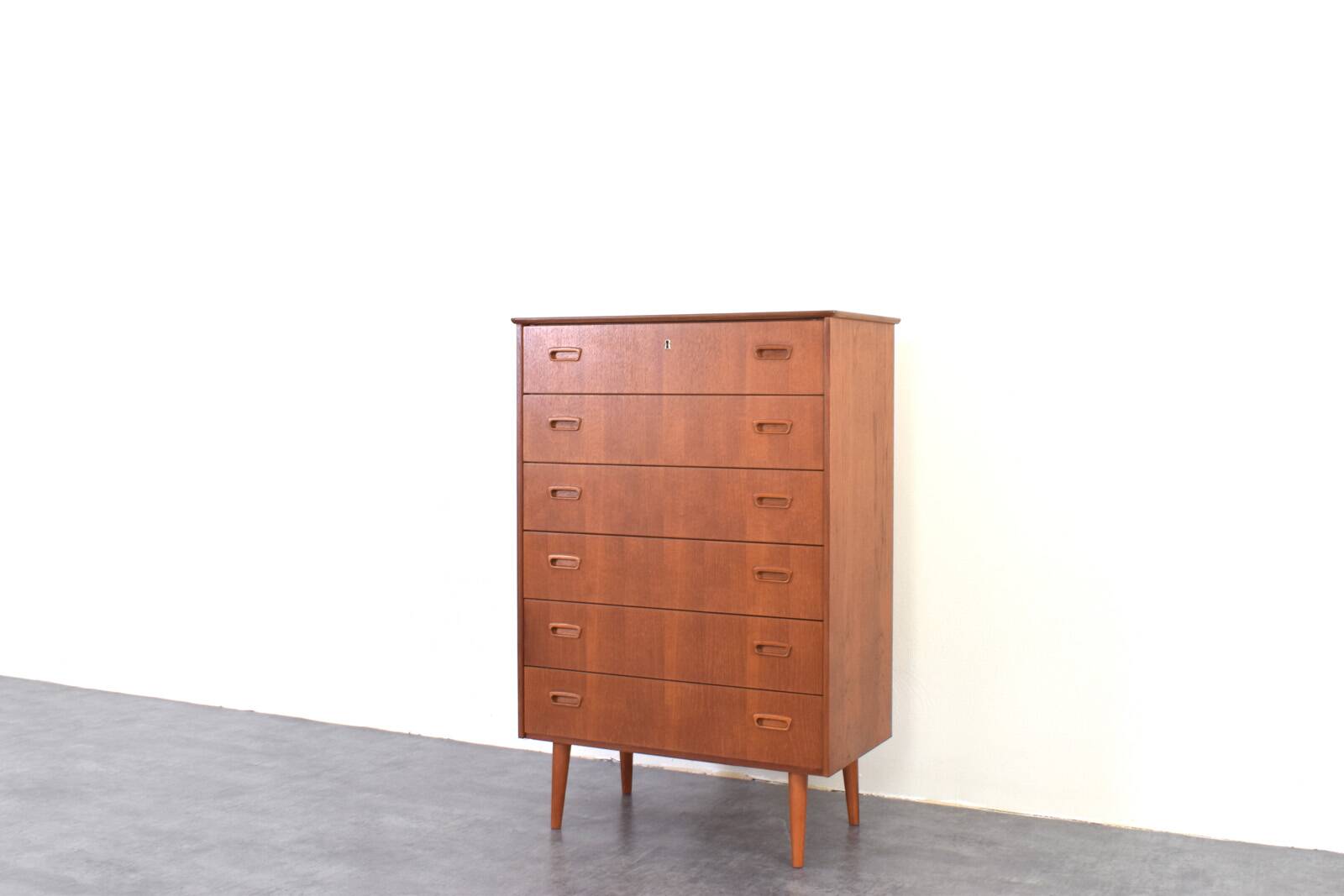 Mid-Century Danish Teak Chest of Drawers, 1960s.