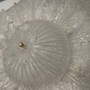 Extra Large Murano Glass Flushmount Light by Bucintoro Glass 1970’s