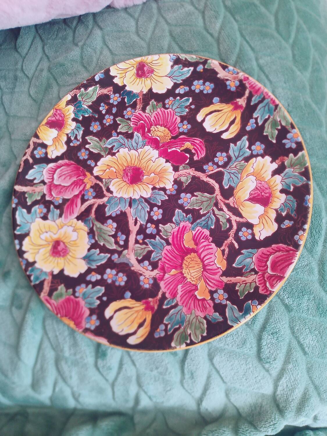 Plate 30.5 Gien 1965 rare very good condition