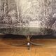 Oval coffee table, 1970s, smoked glass