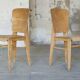 2 chaises Tout-bois attribué à Vauconsant 1941