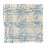 Blue plaid towel