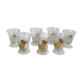 Suite de 7 verres à Shot Tapio Wirkkala
