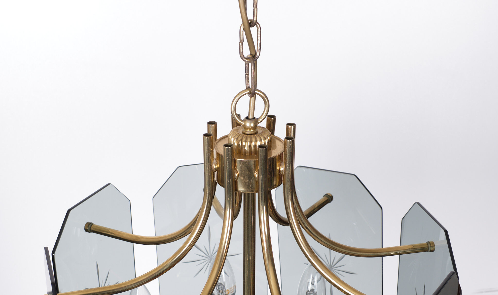 Lustre en verre Josef Brumberg, 1970s Allemagne