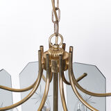 Lustre en verre Josef Brumberg, 1970s Allemagne