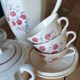 Badonviller half porcelain coffee or tea service