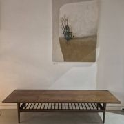 Rare et longue table basse vintage, vers 1960