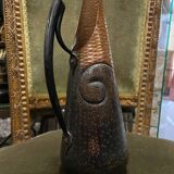 Copper & wood pitcher