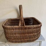 Brown wicker basket