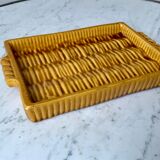 Slip top wicker effect bamboo signed vallauris years 60-70
