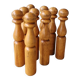 Jeux de 9 quilles en bois et 2 boules