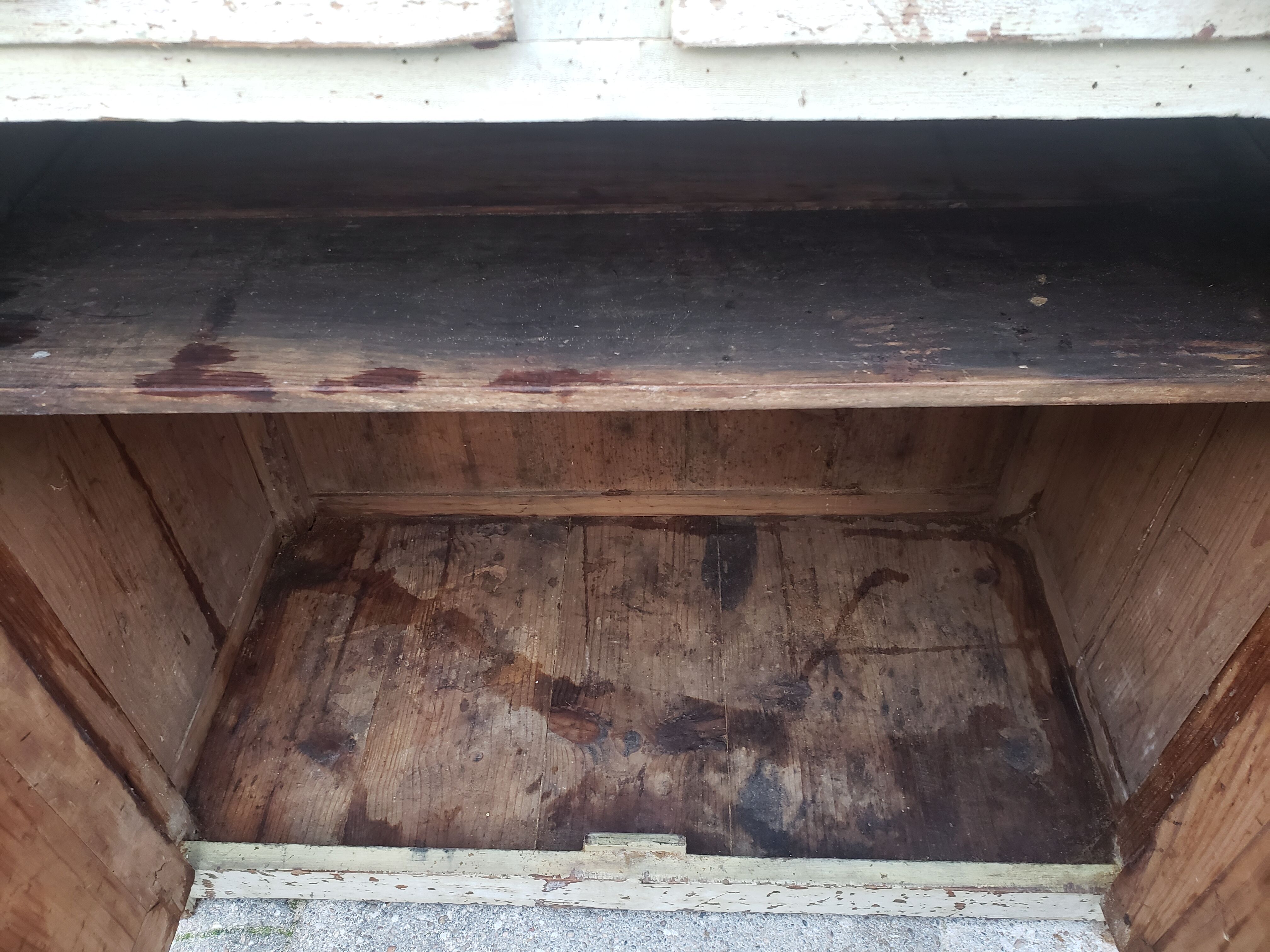 Old Parisian buffet patina