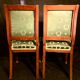 Paire de chaises Empire en acajou