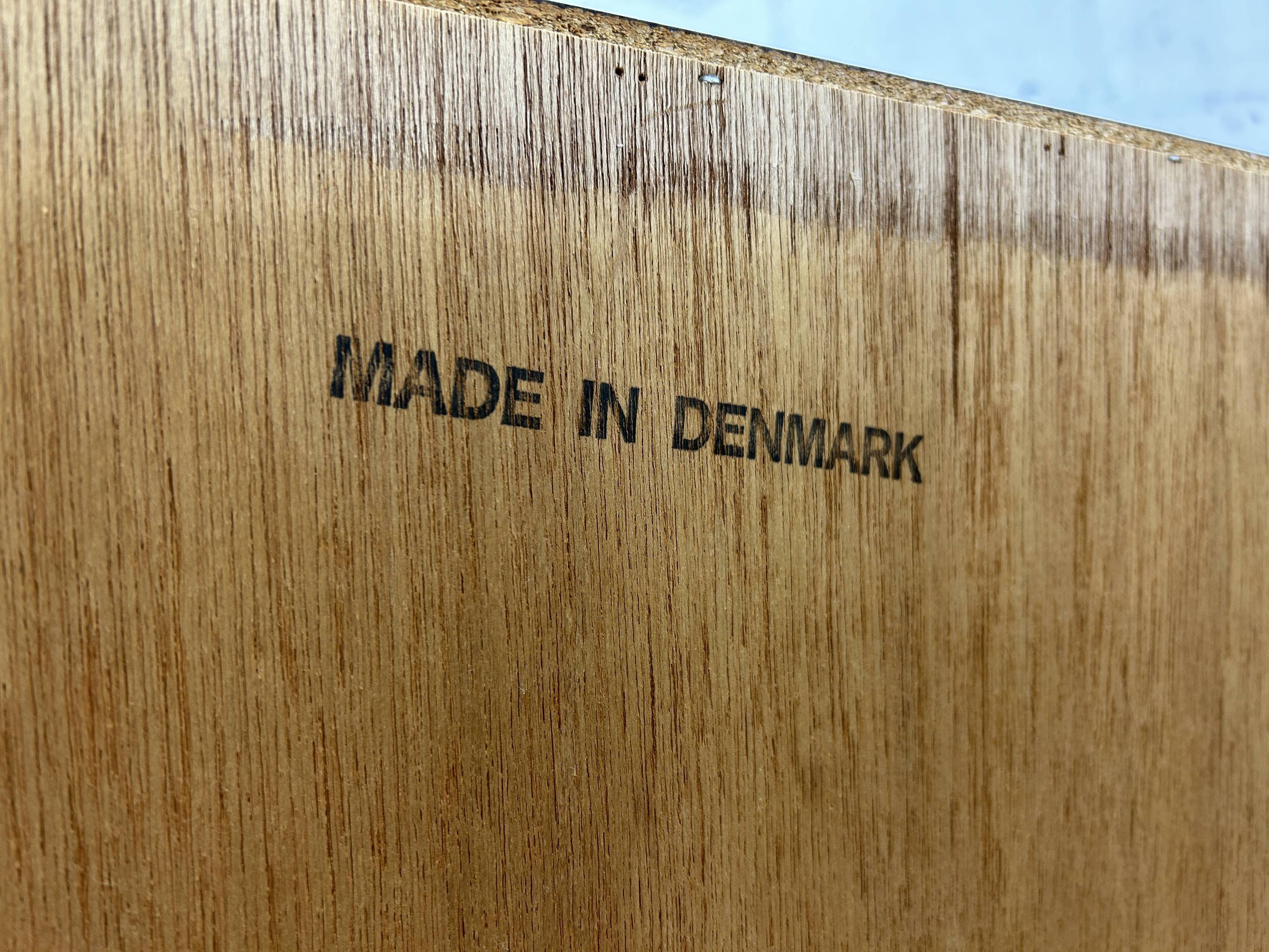 Vintage Scandinavian low chest of drawers in rosewood by Westergaards Mobelfabrik, 1960s