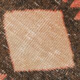 Vintage Pale Red Oriental Persian Runner Rug, 84x389Cm