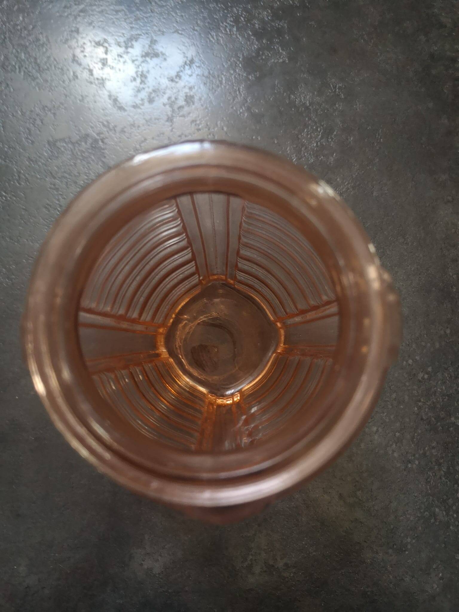 Art deco glass vase 1930